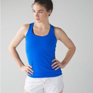 LULULEMON COOL RACERBACK WOMENS SIZE 6 PIPE DREAM BLUE